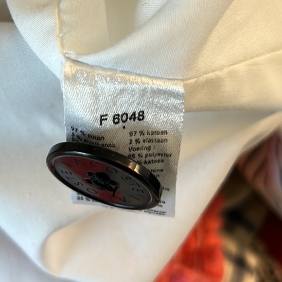 Lacoste Black & White Striped Blazer Jacket - 40 / M - Picture 10 of 11